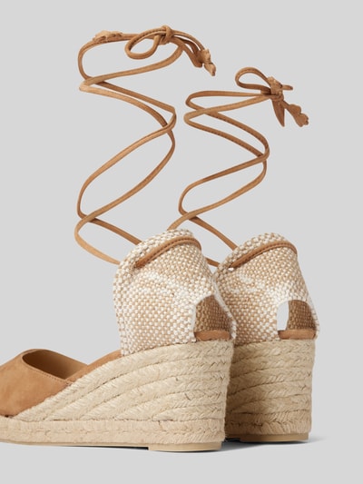 Castañer Wedges met sleehak, model 'CARINA' Beige - 2