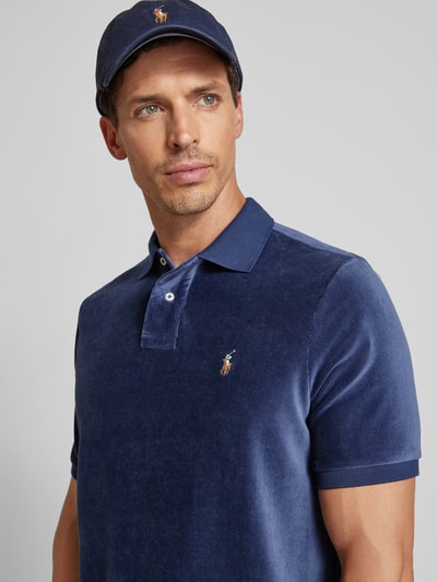 Polo Ralph Lauren Poloshirt mit Label-Stitching Marine 3