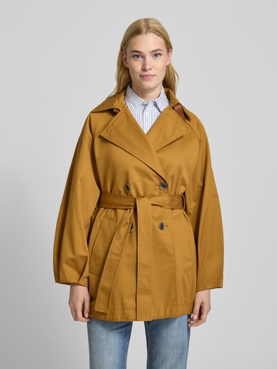 MAX&Co. Trench-Jacke aus reiner Baumwolle Modell 'ELIS'                                                                                                                                                      Camel 4