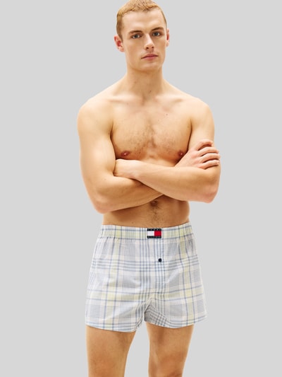 Tommy Hilfiger Regular Fit Boxershorts aus reiner Baumwolle im 3er-Pack  Bleu 3