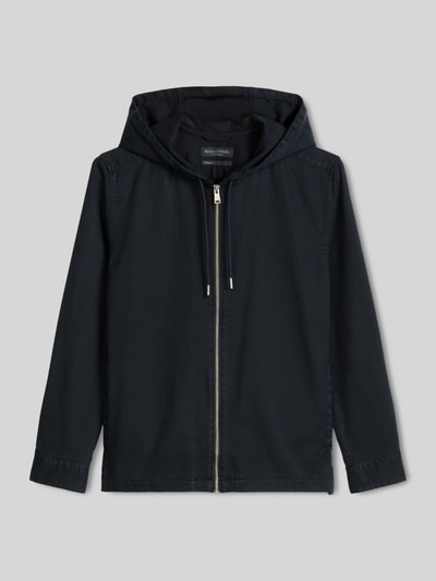 Marc O'Polo Regular Fit Hemdjacke mit Kapuze Marine 2