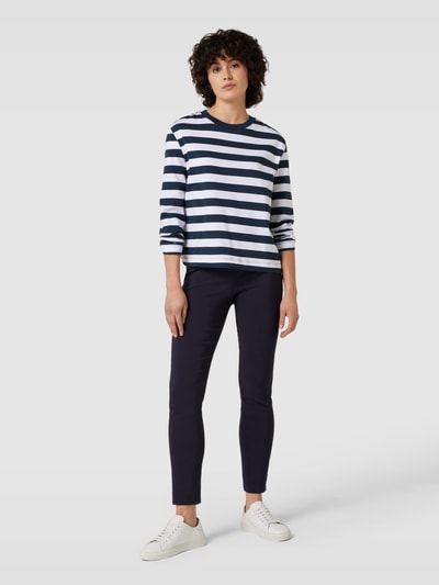 STEHMANN Stoffen broek met steekzakken, model 'LOLI' Marineblauw - 1