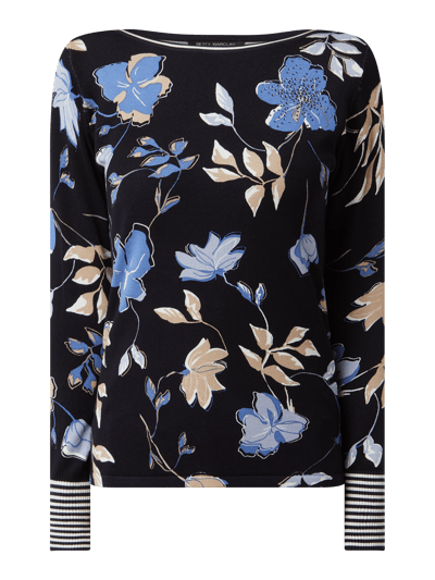 Betty Barclay Pullover van wolmix  Marineblauw - 2