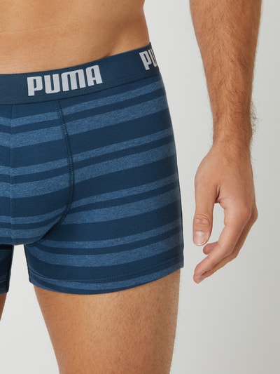 Puma Obcisłe bokserki z dodatkiem streczu w zestawie 2 szt. Jeansowy niebieski 6