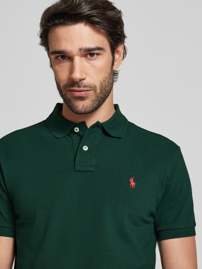 Polo Ralph Lauren Koszulka polo o kroju slim fit z wyhaftowanym logo Zielony 3