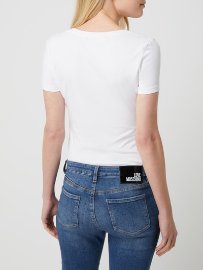 moschino white t shirt women's