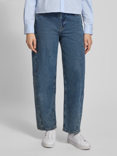 Oui Wide Fit Jeans mit Eingrifftaschen Jeansblau 4
