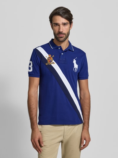 Polo Ralph Lauren Poloshirt met labelstitching Donkerblauw - 4