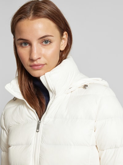 Tommy Hilfiger Steppjacke mit Kunstfellbesatz Kapuze Modell 'GLOSS' Weiss 3