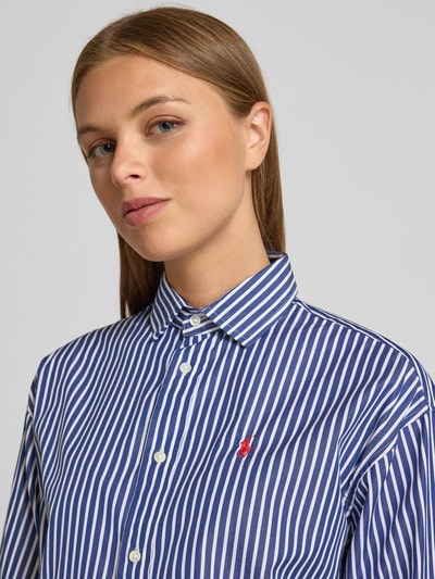 Polo Ralph Lauren Hemdbluse mit Knopfleiste Blau 3