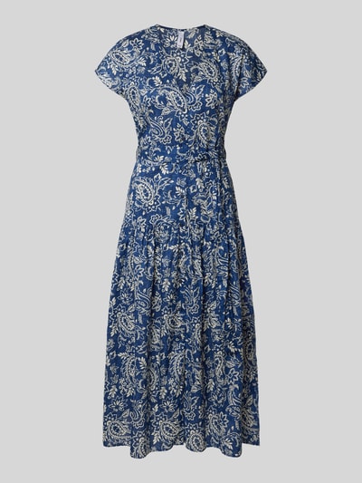 Mango Midikleid mit durchgehender Knopfleiste Modell 'NEMO' Hellblau 2