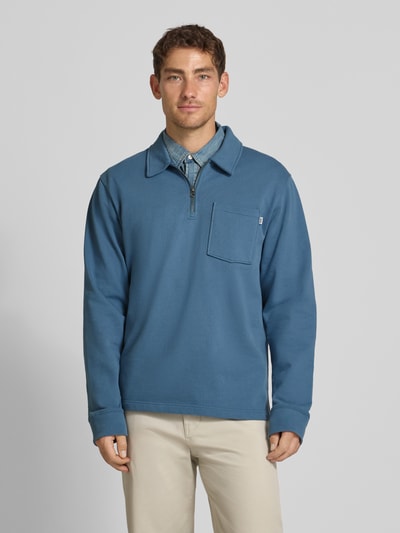 Wood Wood Regular Fit Poloshirt mit Brusttasche Modell 'Andrew' Ocean 4