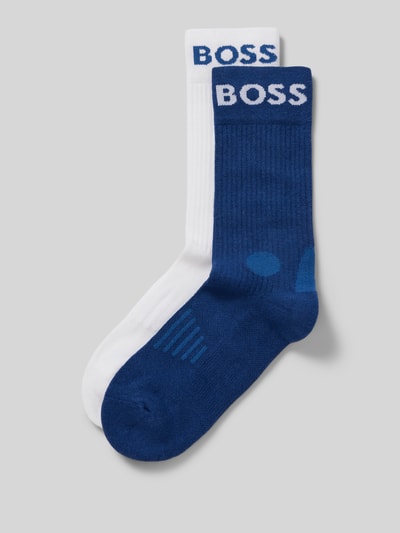 BOSS Socken mit Label-Detail im 2er-Pack Anthrazit 1