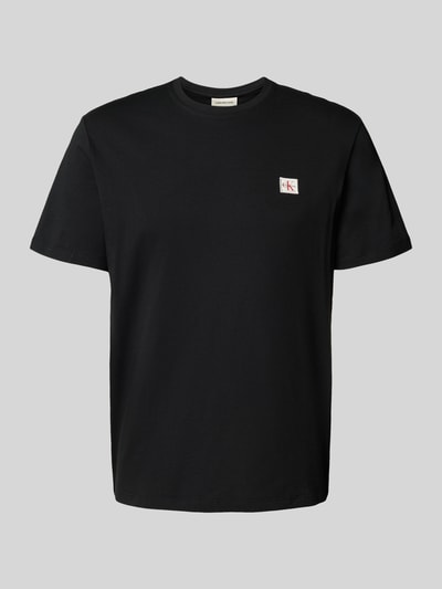 Calvin Klein Jeans T-Shirt mit Label-Patch Black 2