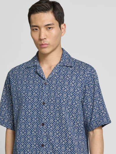 Jack & Jones Premium Regular fit vrijetijdsoverhemd met 1/2-mouwen, model 'BLUVINCENT' Rookblauw - 3