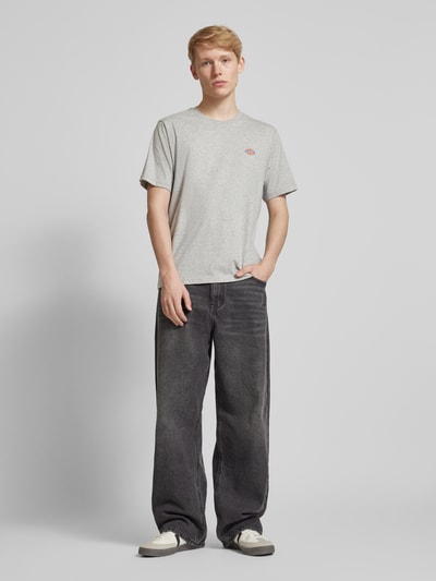 Dickies T-Shirt mit Label-Print Modell 'MAPLETON' Hellgrau Melange 1