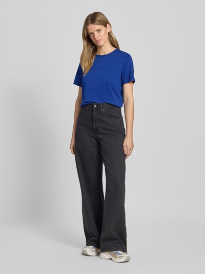 Marc O'Polo Denim T-shirt met ronde hals en labeldetail Koningsblauw - 1