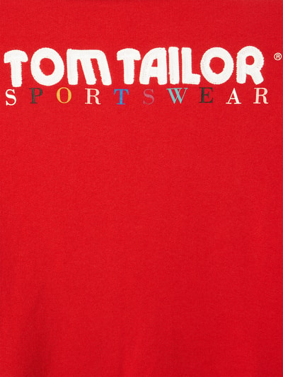 Tom Tailor Sweatshirt mit Logo-Stickerei Rot 2