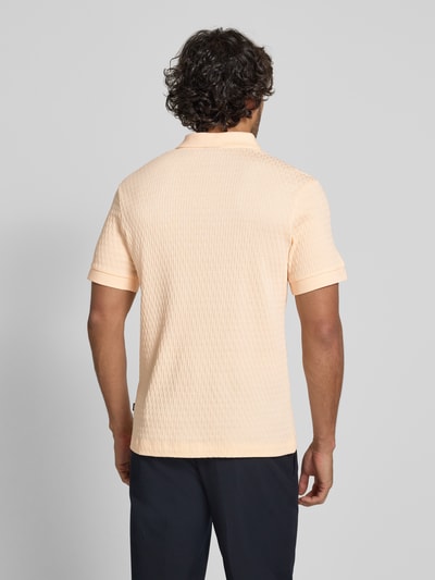JOOP! COLLECTION Regular Fit Poloshirt mit V-Ausschnitt Modell 'Rauljose' Apricot 5