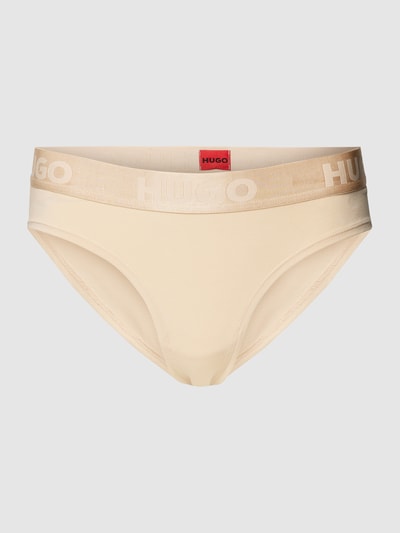 HUGO Slip mit Logo-Bund Beige 2