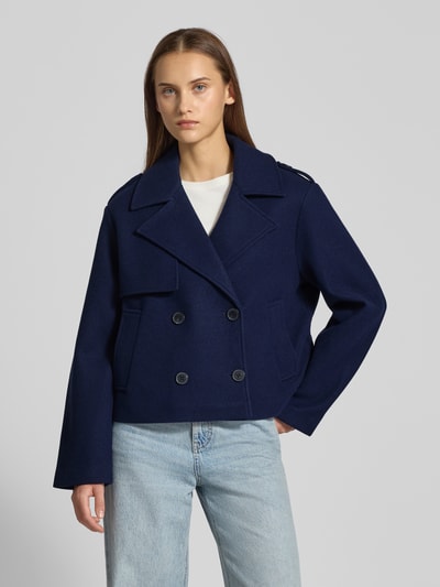 Review Jacke mit Reverskragen Dunkelblau 4