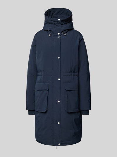 IQ Studio Parka met capuchon van echt donsmateriaal, model 'ENNEA' Marineblauw - 2