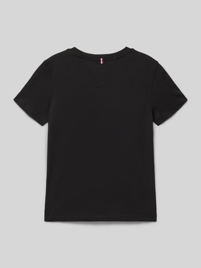 Tommy Hilfiger Teens Regular Fit T-Shirt aus reiner Baumwolle Black 3