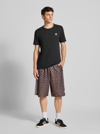 adidas Originals T-shirt met labelstitching Zwart - 1