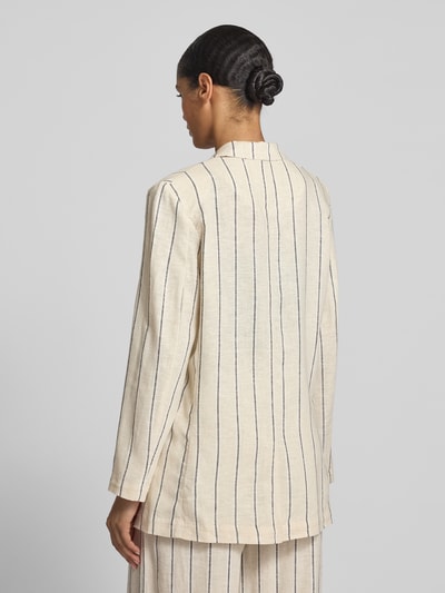 ICHI Leinenblazer mit Knopfverschluss Modell 'LINNO' Offwhite 5