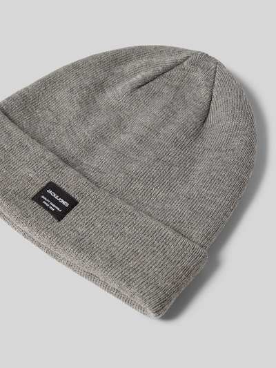 Jack & Jones Beanie met labeldetail Middengrijs gemêleerd - 2