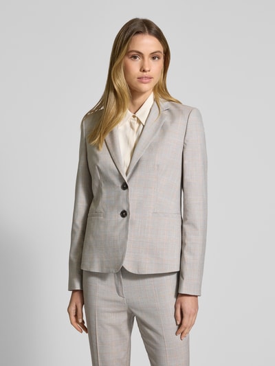 Christian Berg Woman Selection Blazer met reverskraag Lichtgrijs - 4