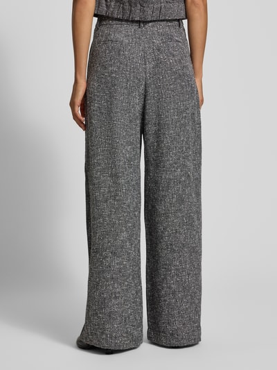 SUNCOO PARIS Wide leg plooiensbroek model 'JERK' Middengrijs - 5