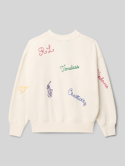 Polo Ralph Lauren Teens Sweatshirt met ronde hals Wit - 3