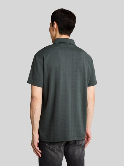 Tom Tailor Regular Fit Poloshirt aus reiner Baumwolle Modell 'structured polo' Oliv 5