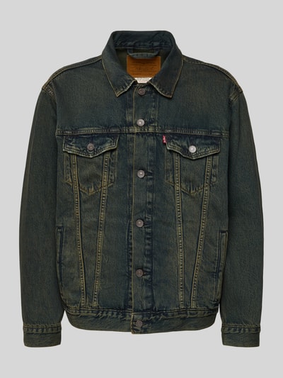 Levi's® Kurtka jeansowa o kroju relaxed fit z czystej Bawełna Model 'TRUCKER' Ciemnoniebieski 2