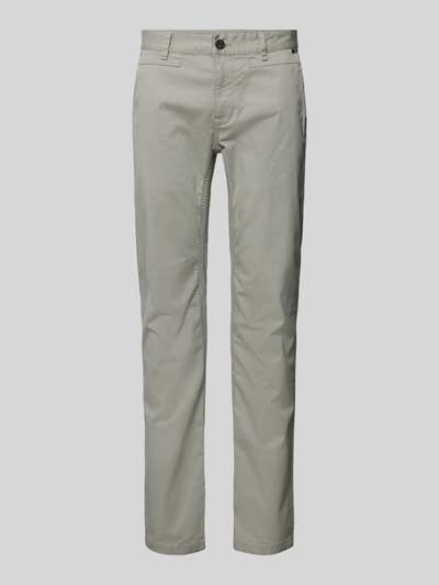 PME Legend Regular fit chino met steekzakken, model 'American classic' Lichtgrijs - 2