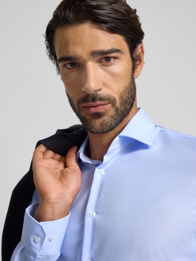 SEIDENSTICKER Regular Fit Business-Hemd mit Kentkragen Modell 'New' Bleu 3