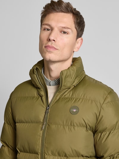 Gant Steppjacke mit Label-Patch Oliv 3