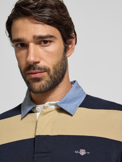 Gant Sweatshirt mit gerippten Ärmelabschlüssen Beige 3