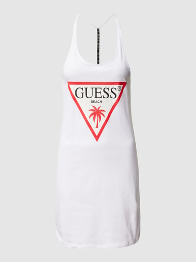 Guess Mini-jurk met labelprint Wit - 2