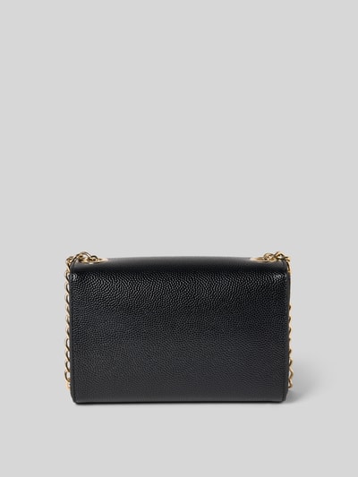 VALENTINO BAGS Kopertówka z imitacji skóry z aplikacją z logo model ‘Divina’ Czarny 3