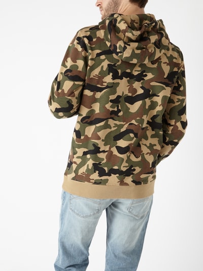 Tommy Jeans Hoodie mit Camouflage-Muster Oliv 5