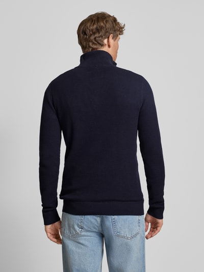 Jack & Jones Premium Sweter z dzianiny ze stójką model ‘BLUCHRISTER’ Ciemnoniebieski 5