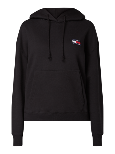 Tommy Jeans Hoodie mit Logo-Aufnäher  Black 2