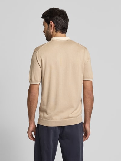 Gant Slim Fit Poloshirt mit Label-Stitching Beige 5