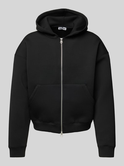 WEEKDAY Oversized Sweatjacke mit Viskose-Anteil Modell 'Simon' BLACK 2