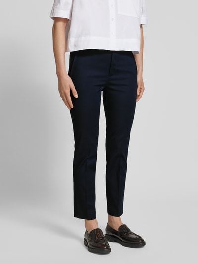 Lauren Ralph Lauren Slim Fit Stoffhose mit Label-Detail Modell 'LAKYTHIA' Marine 4