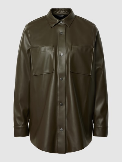 Montego Blazer in Leder-Optik Olivgrün 2