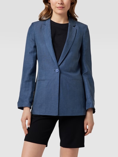 HUGO Blazer aus Leinen-Mix Modell 'Asella' Blau 4