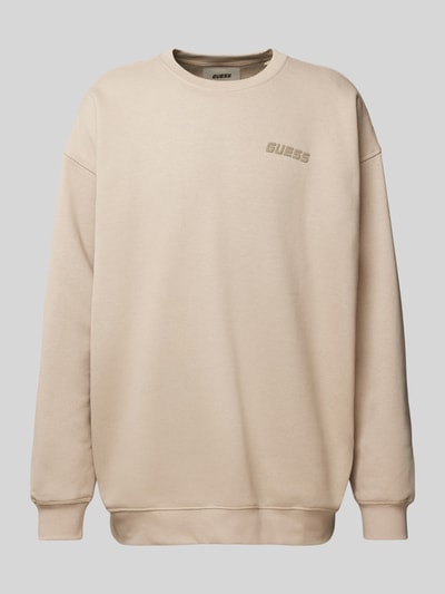 Guess Activewear Sweatshirt met labelprint, model 'EMIS' Beige - 2